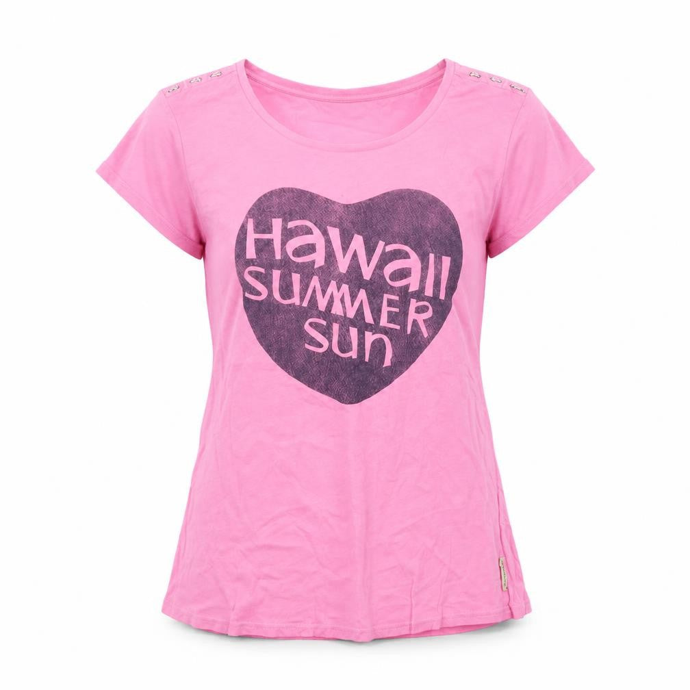 masion scotch Womens Pink   Basic T-Shirt Size L