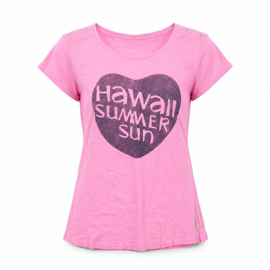 masion scotch Womens Pink   Basic T-Shirt Size L