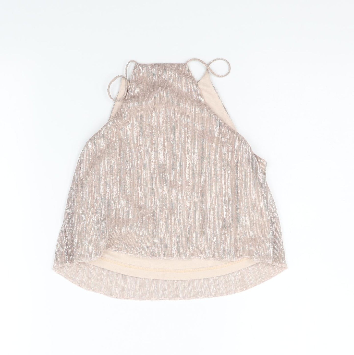 Topshop Womens Beige   Basic Tank Size 6