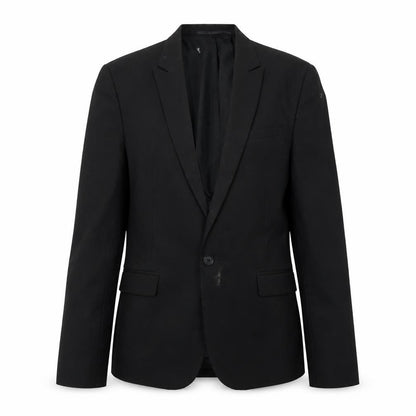Front view of ASOS women’s black jacket blazer, size UK 10