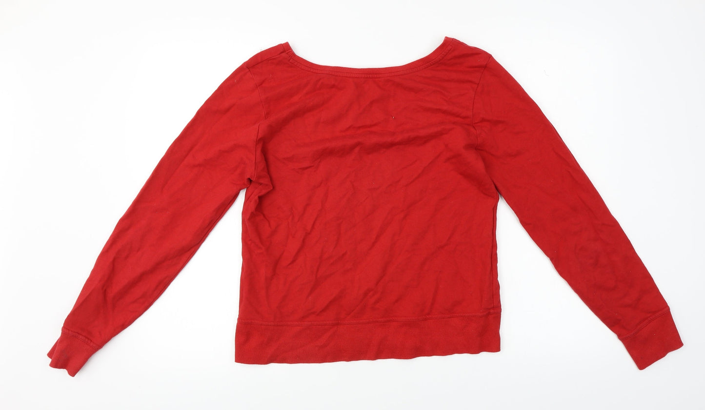 Peacocks  Womens Red   Basic T-Shirt Size S