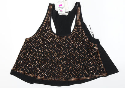 Stirling Womens Black   Basic Blouse Size XL