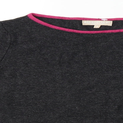 Benedetta B Womens Grey   Pullover Jumper Size S