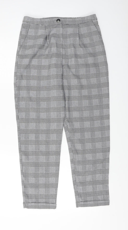 Cooperative  Womens Grey Check  Trousers  Size S L23 in