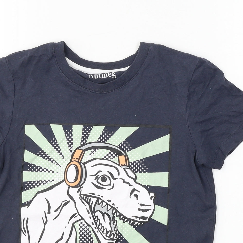 Nutmeg  Boys Grey   Basic T-Shirt Size 8-9 Years