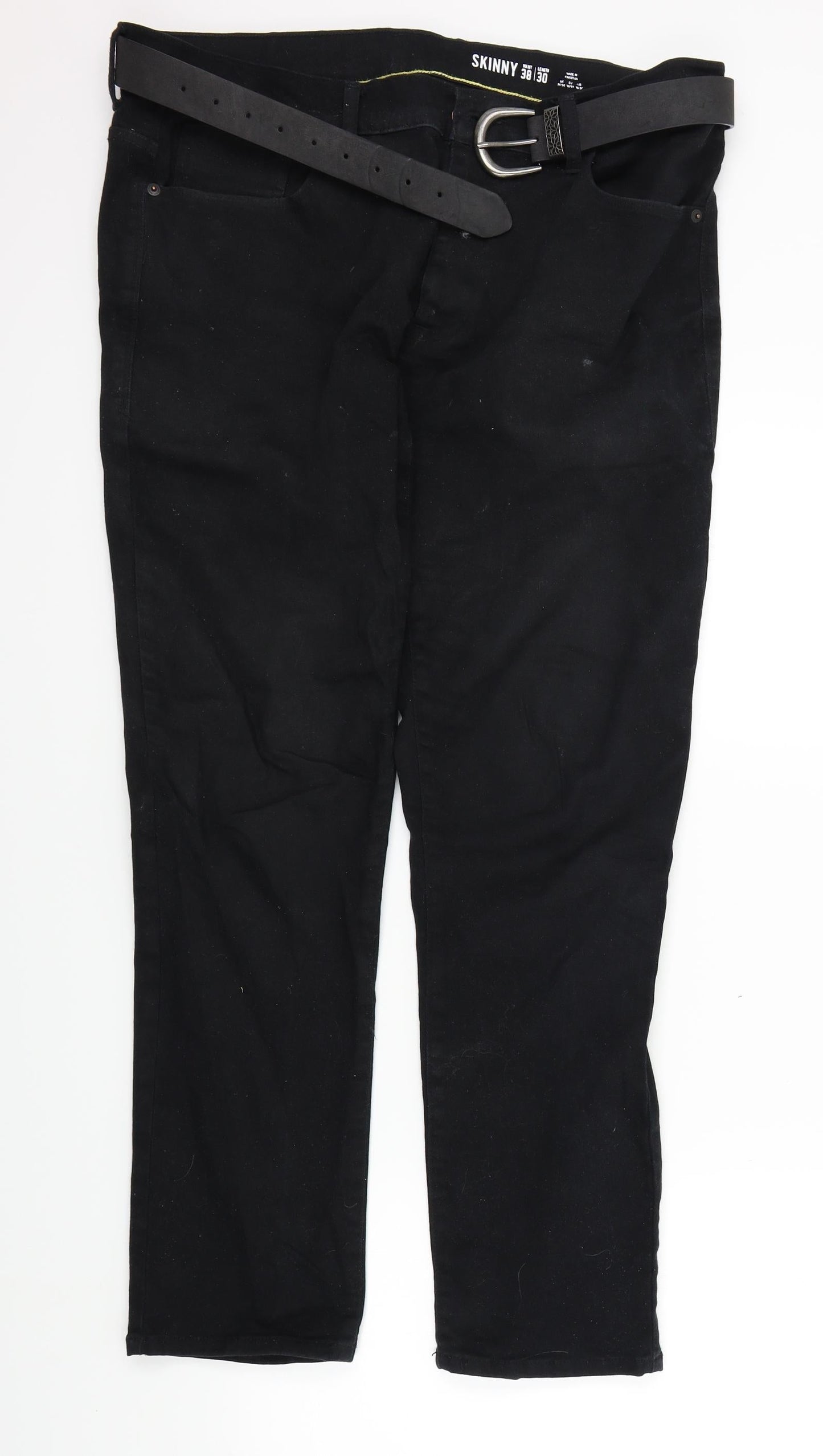 Preworn Womens Black   Straight Jeans Size 38 L30 in