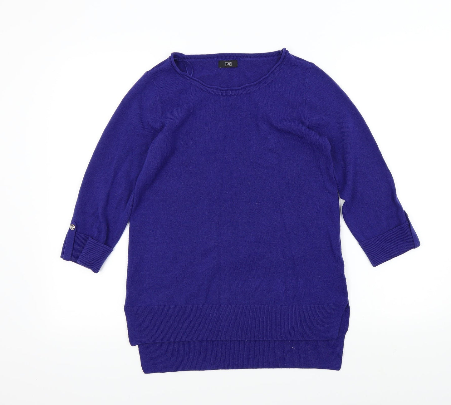 F&F Womens Blue   Pullover Jumper Size 8
