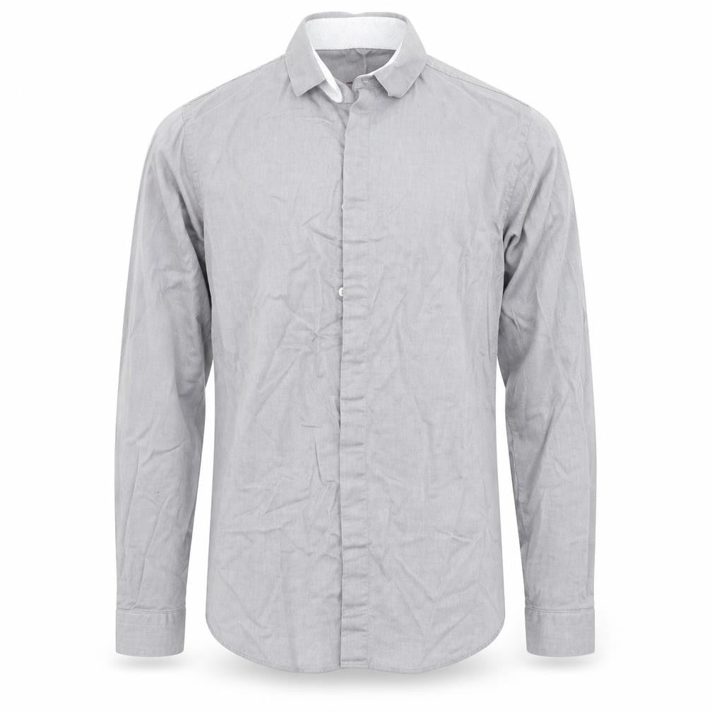 Zara Mens Grey    Button-Up Size S