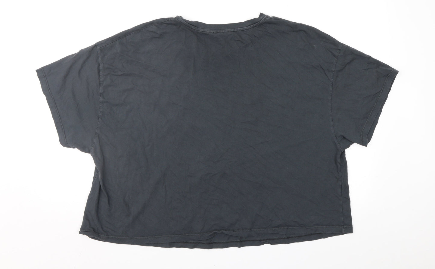 Friends Womens Grey   Cropped T-Shirt Size 20