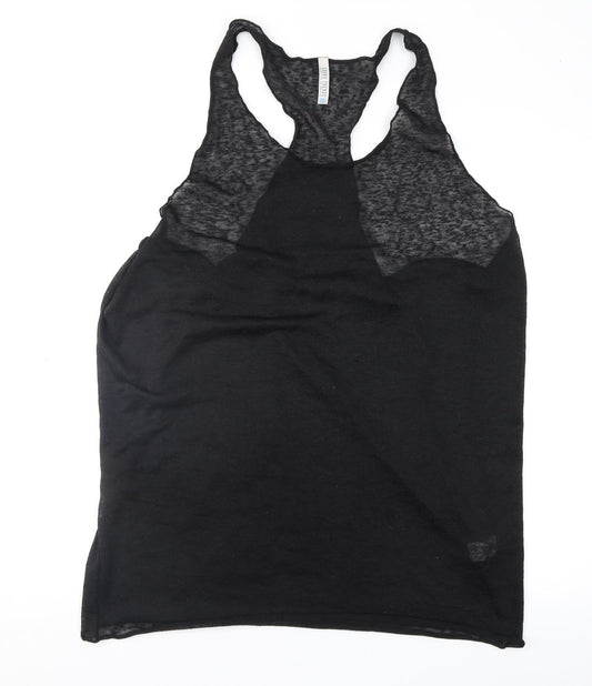 Shore Trendz Womens Black   Vest Jumper One Size