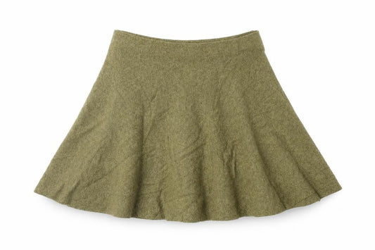 Atmosphere Womens Green  Knit Flare Skirt Size 10