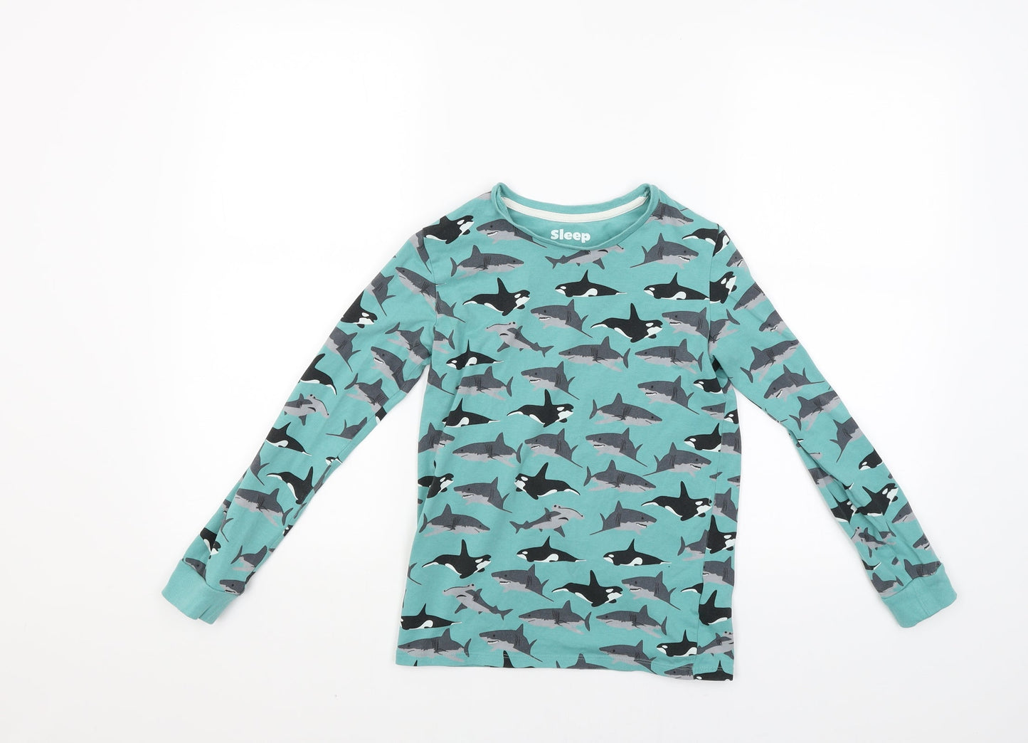 Marks and Spencer Boys Green   Pullover Sweatshirt Size 11 Years  - Lounge