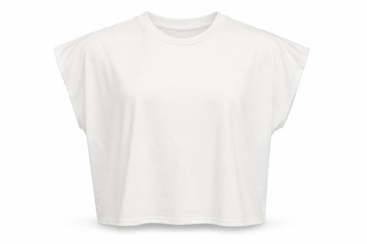 Mishap Womens White   Basic T-Shirt Size L