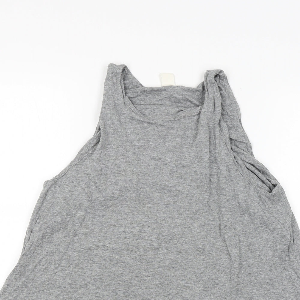 H&M Womens Grey   Tunic Tank Size S