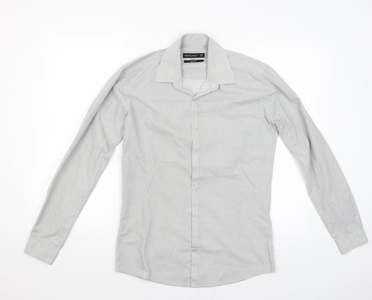 Ceader wood state Mens Grey    Dress Shirt Size 14.5