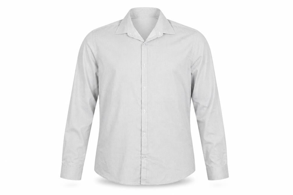 Cedarwood State Mens Grey Dress Shirt Size 14.5
