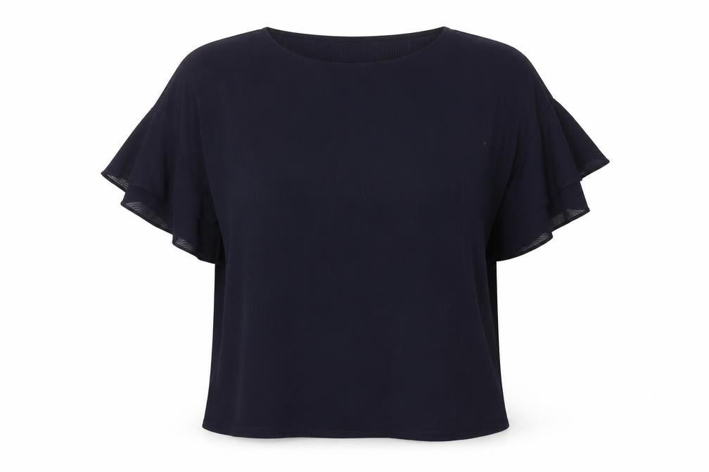 H&M Womens Blue   Basic Blouse Size 14