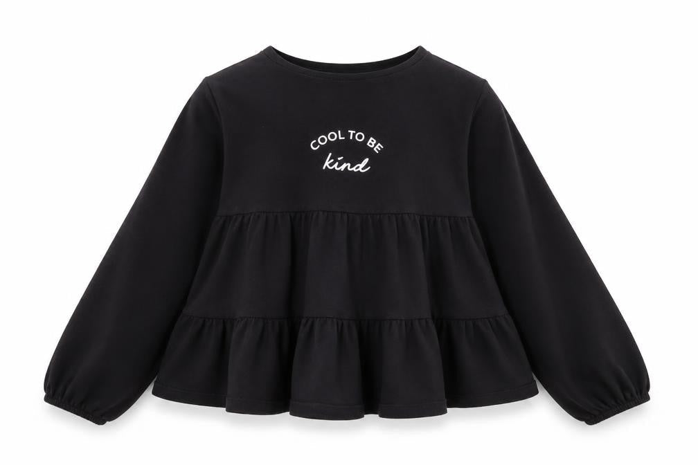 Primark Girls Black   Basic Blouse Size 11-12 Years