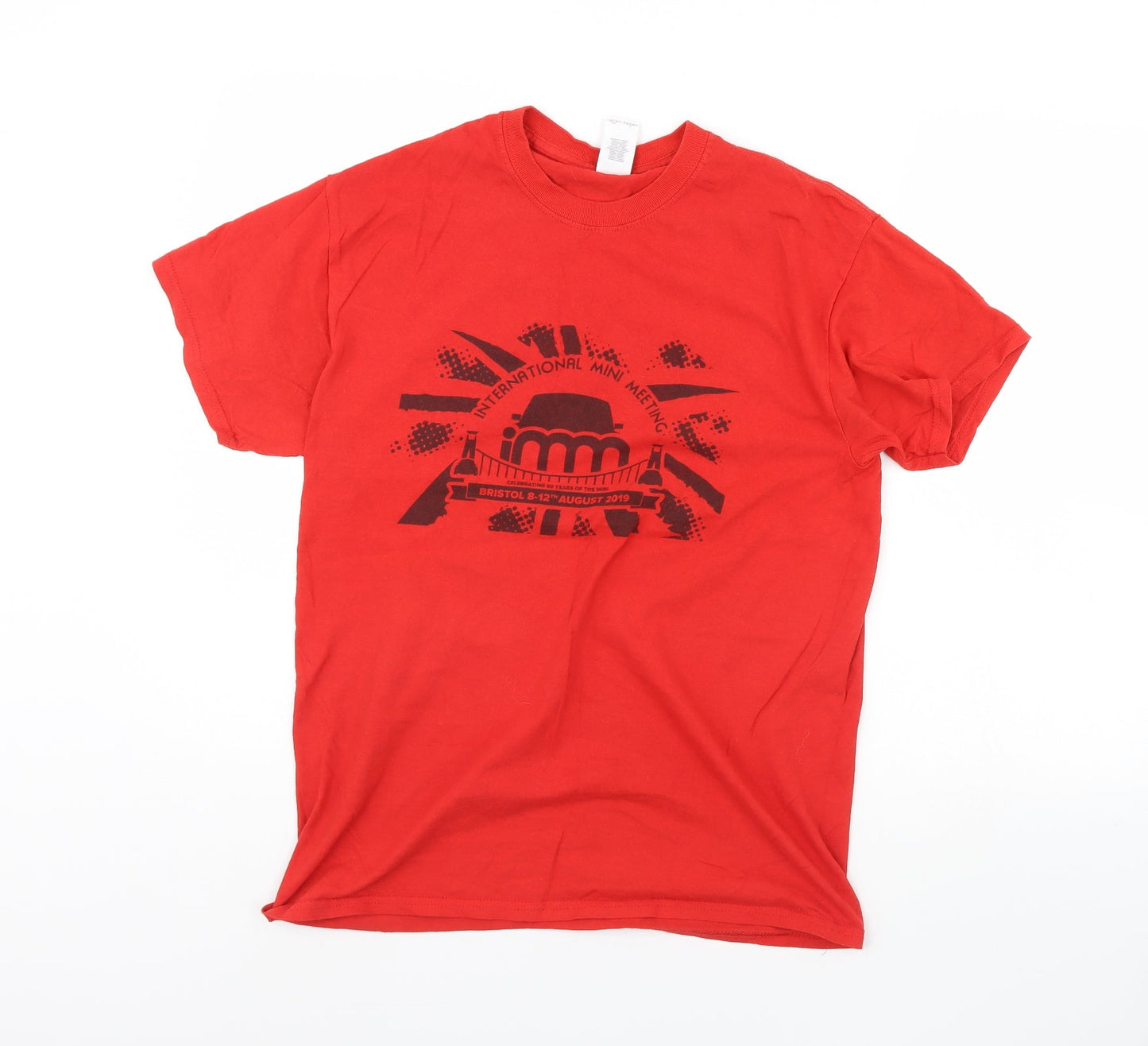 Gildan Mens Red    T-Shirt Size M