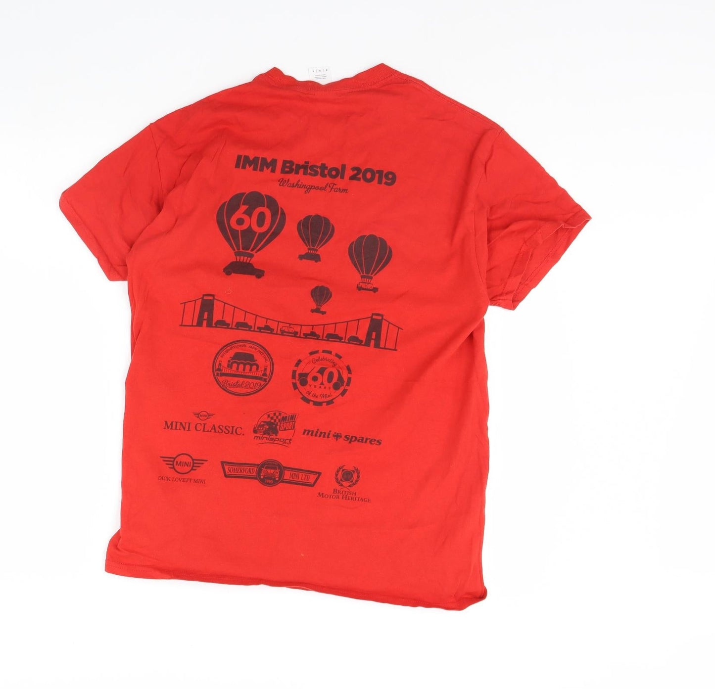 Gildan Mens Red    T-Shirt Size M