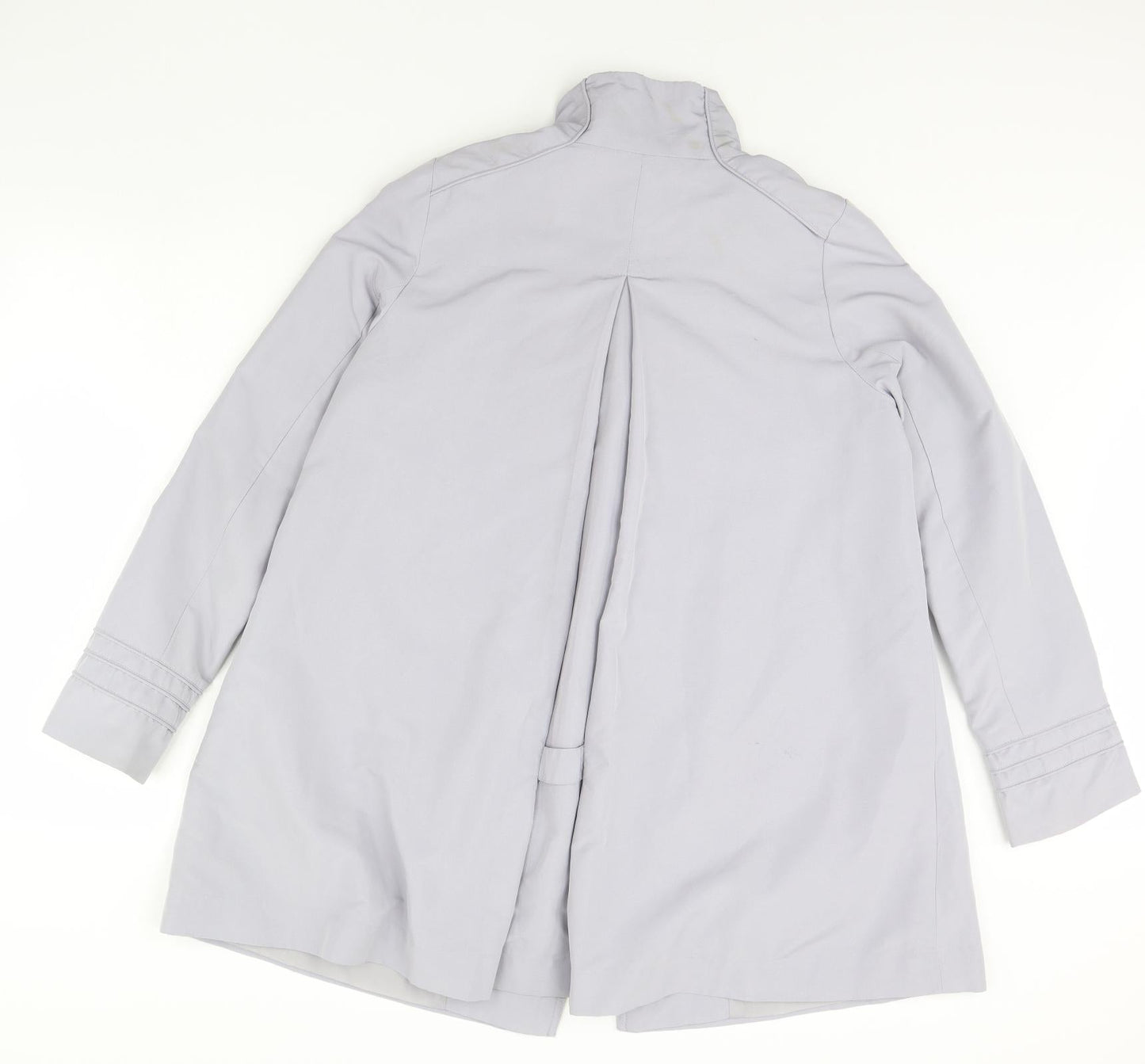 Mia Moda Womens Blue   Rain Coat Coat Size 12