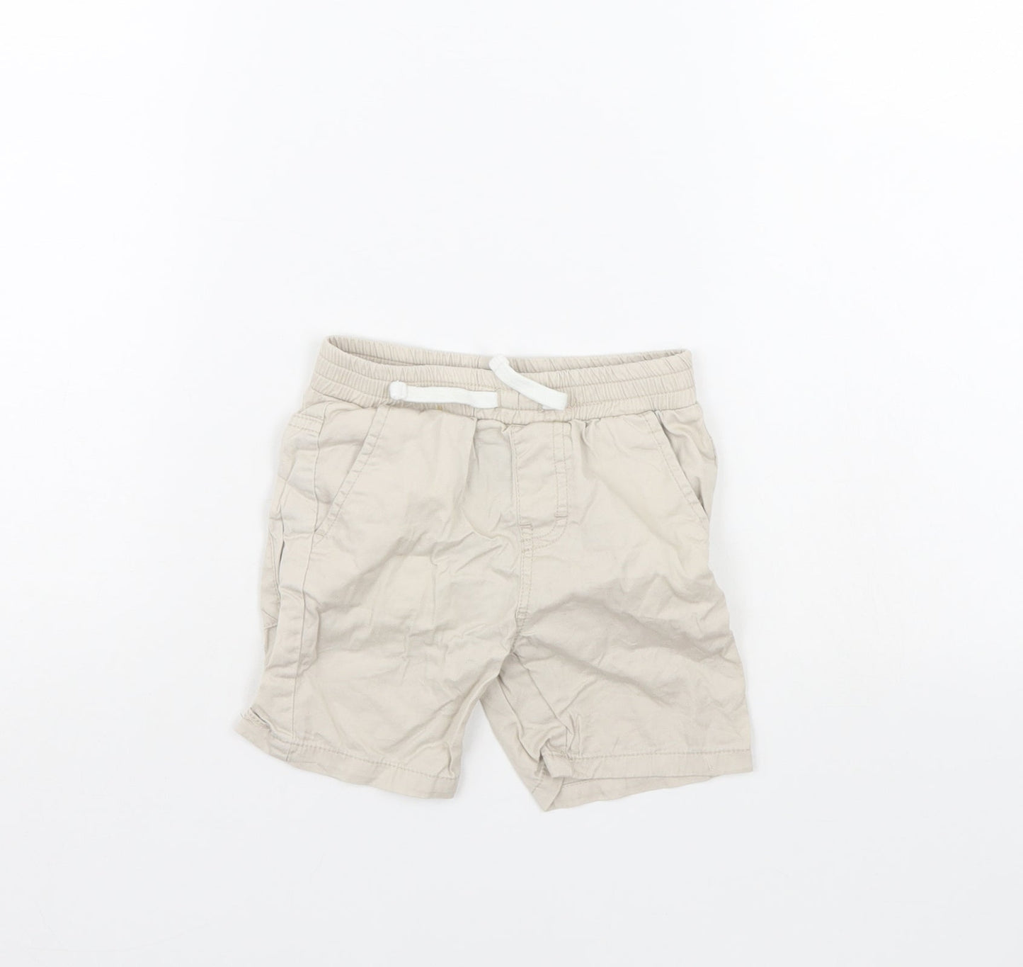 Preworn Boys Beige   Chino Shorts Size 2 Years