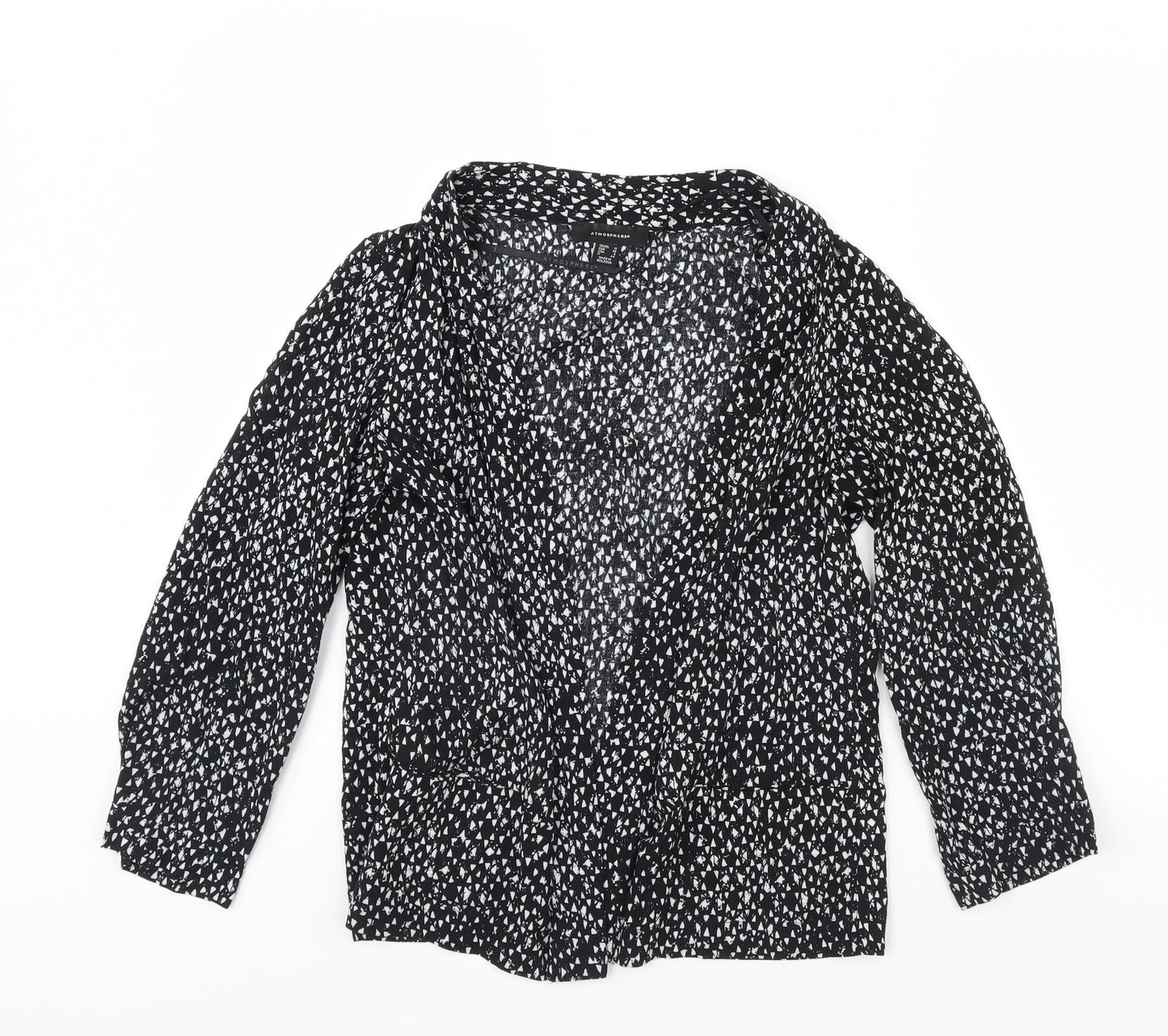 Atmosphere Womens Black Polka Dot  Jacket  Size 12