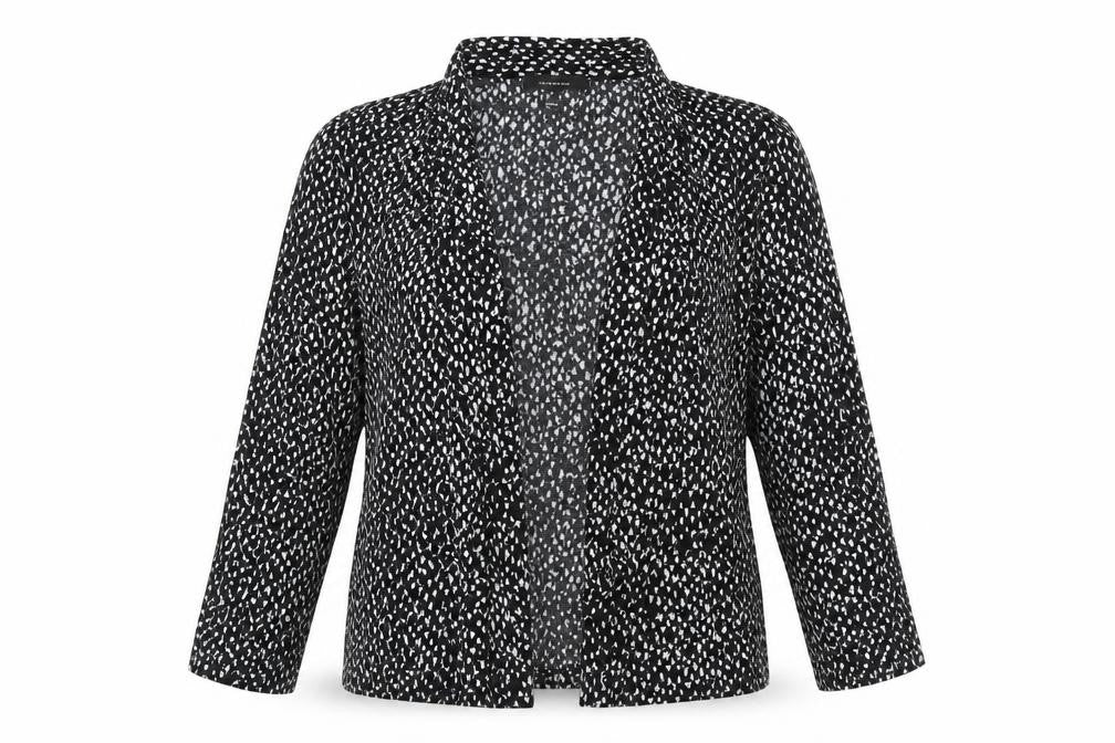 Atmosphere Womens Black Polka Dot  Jacket  Size 12
