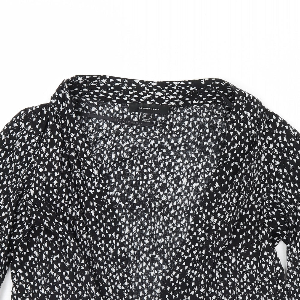 Atmosphere Womens Black Polka Dot  Jacket  Size 12