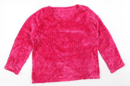 Preloved George Womens Pink   Pullover Sweatshirt Size 12 - Front