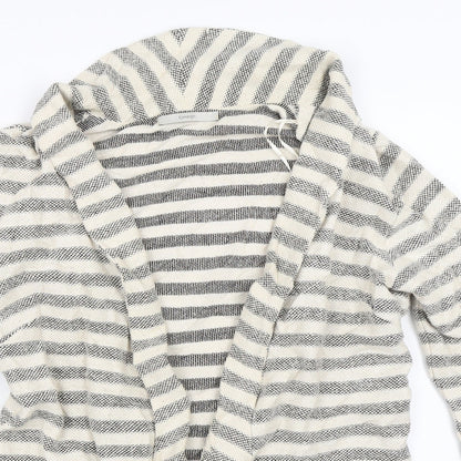 George Womens Beige Striped  Jacket  Size 10