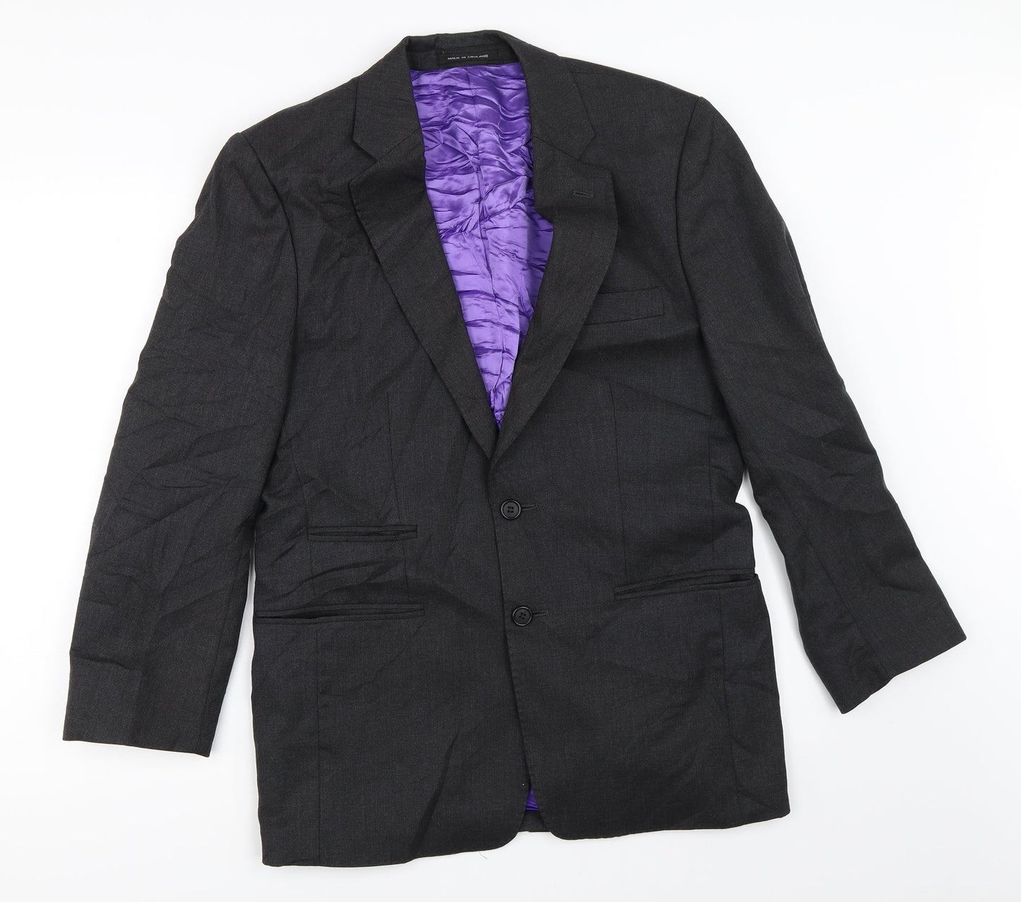 Carl Stuart Mens Grey   Jacket Blazer Size 38