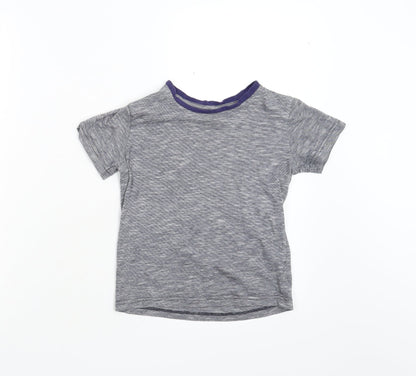 Very Boys Grey   Basic T-Shirt Size 5-6 Years