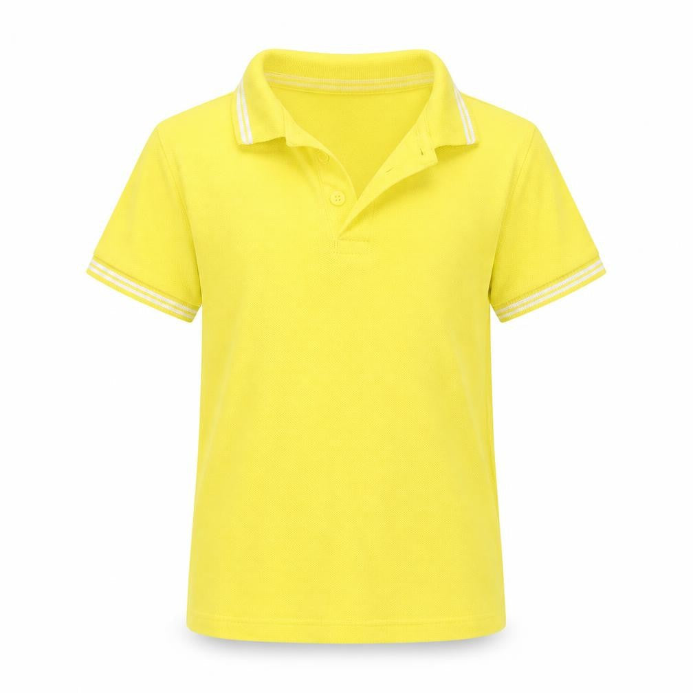 Mini Club Boys Yellow   Basic Polo Size 5-6 Years