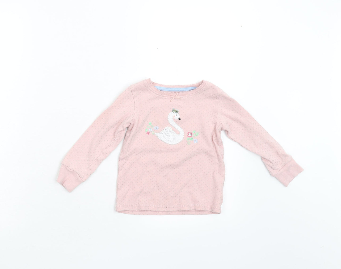 NEXT Girls Pink   Basic T-Shirt Size 2-3 Years