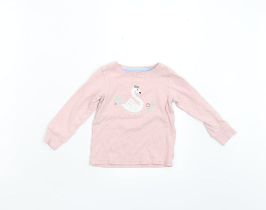 NEXT Girls Pink   Basic T-Shirt Size 2-3 Years
