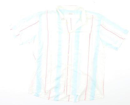 Continental Mens Multicoloured Striped   Button-Up Size L