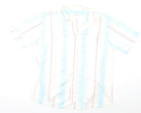 Continental Mens Multicoloured Striped   Button-Up Size L