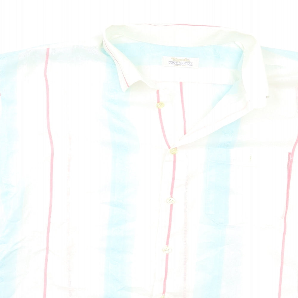 Continental Mens Multicoloured Striped   Button-Up Size L