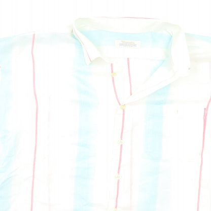 Continental Mens Multicoloured Striped   Button-Up Size L