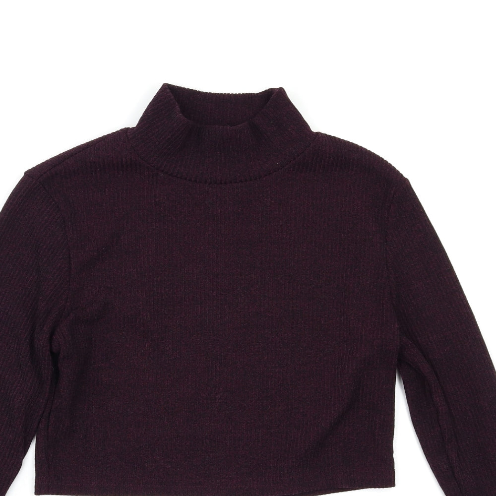 Glamorous Womens Purple   Pullover Jumper Size L