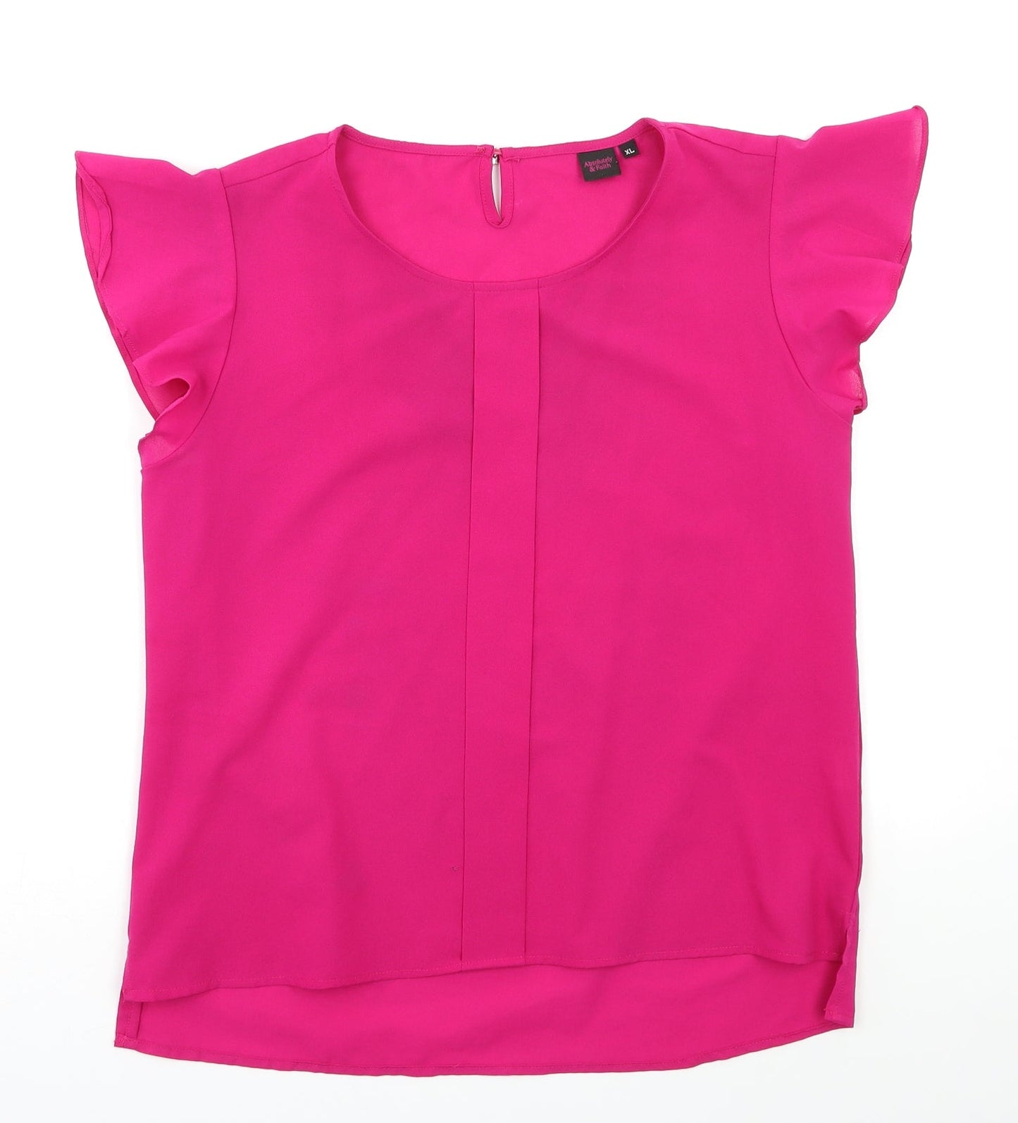 Absolutely & faith Womens Pink   Basic Blouse Size XL