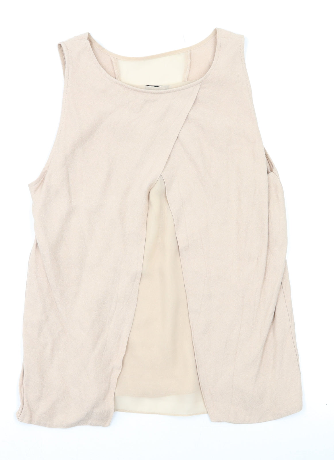 River Island Womens Beige   Basic T-Shirt Size 12