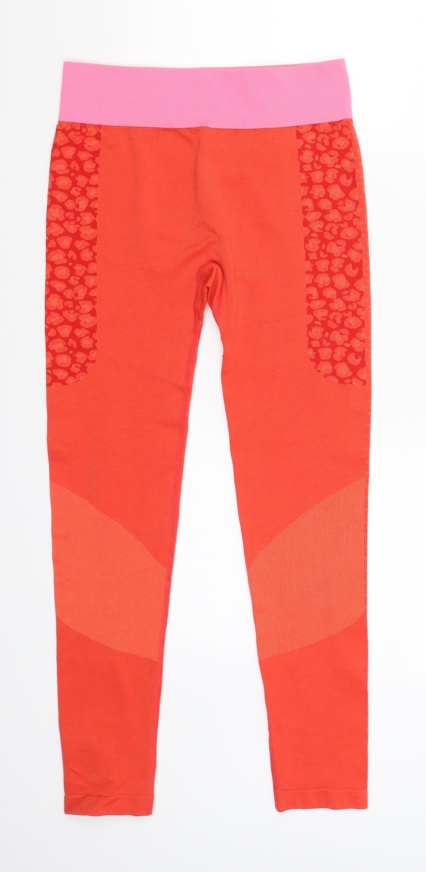 Workout Womens Orange   Jegging Trousers Size S L24.5 in