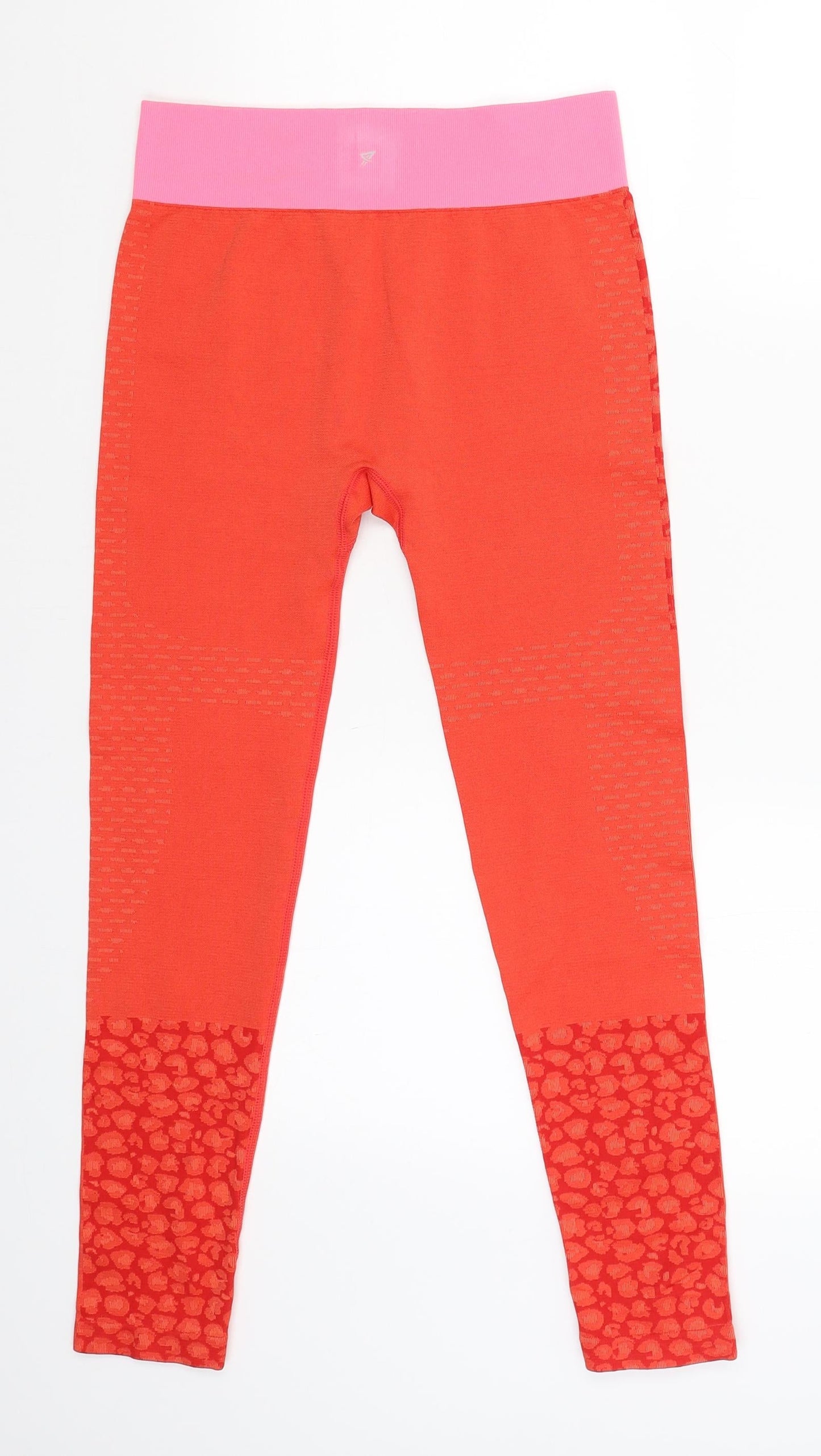 Workout Womens Orange   Jegging Trousers Size S L24.5 in