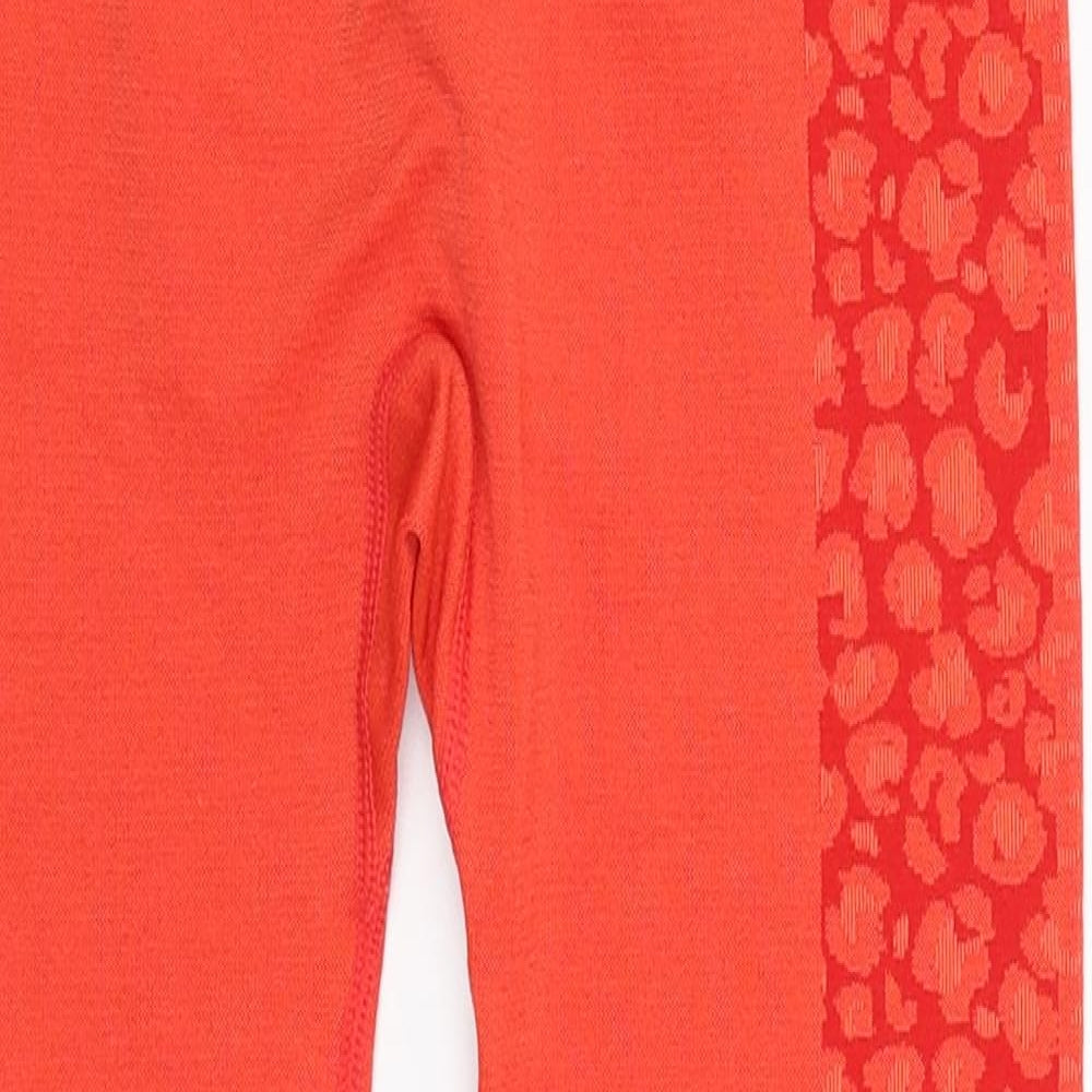 Workout Womens Orange   Jegging Trousers Size S L24.5 in