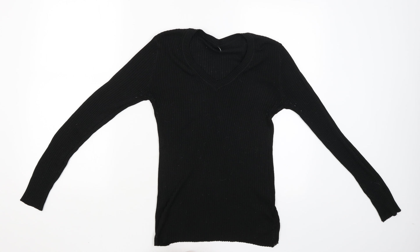RT Womens Black   Pullover Jumper Size L
