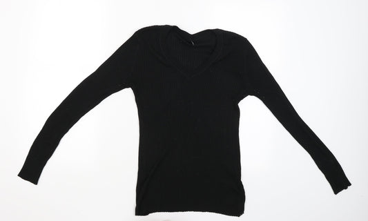 RT Womens Black   Pullover Jumper Size L