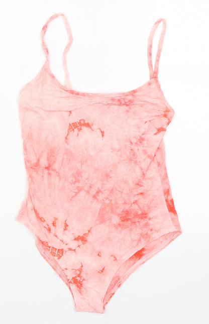 Additional front view of Missguided women’s pink camisole blouse, size UK 10