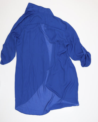 Preloved Chelsea Muse Womens Blue   Basic Blouse Size 3XL - Back